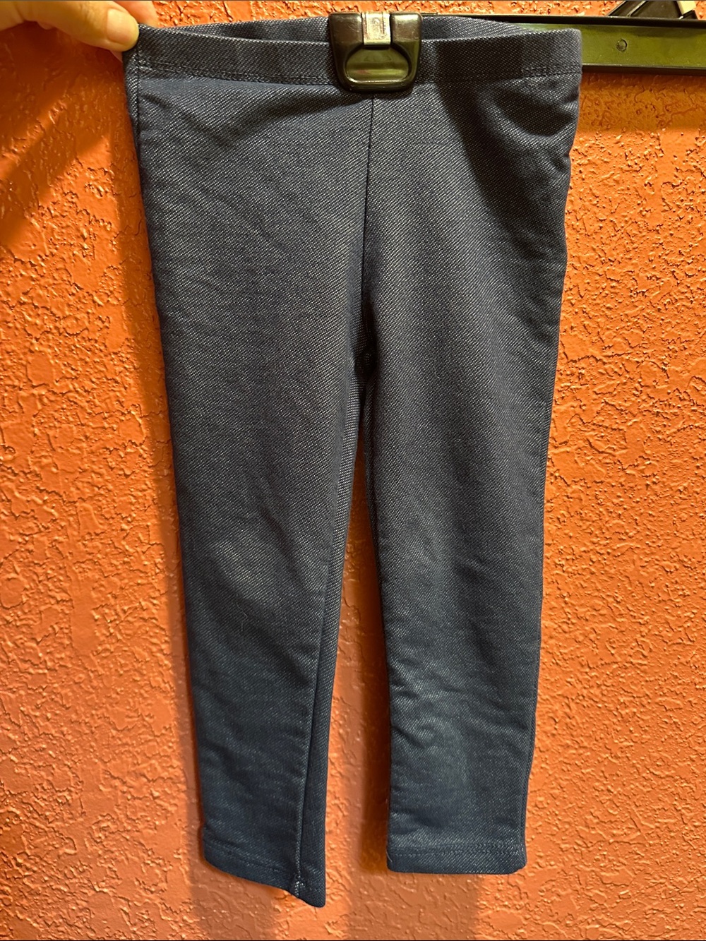 Kids Headquarters Navy Pull-On Girls Leggings